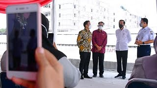 Peninjauan Vaksinasi Massal Covid 19, Pelabuhan Sunda Kelapa, 10 Juni 2021