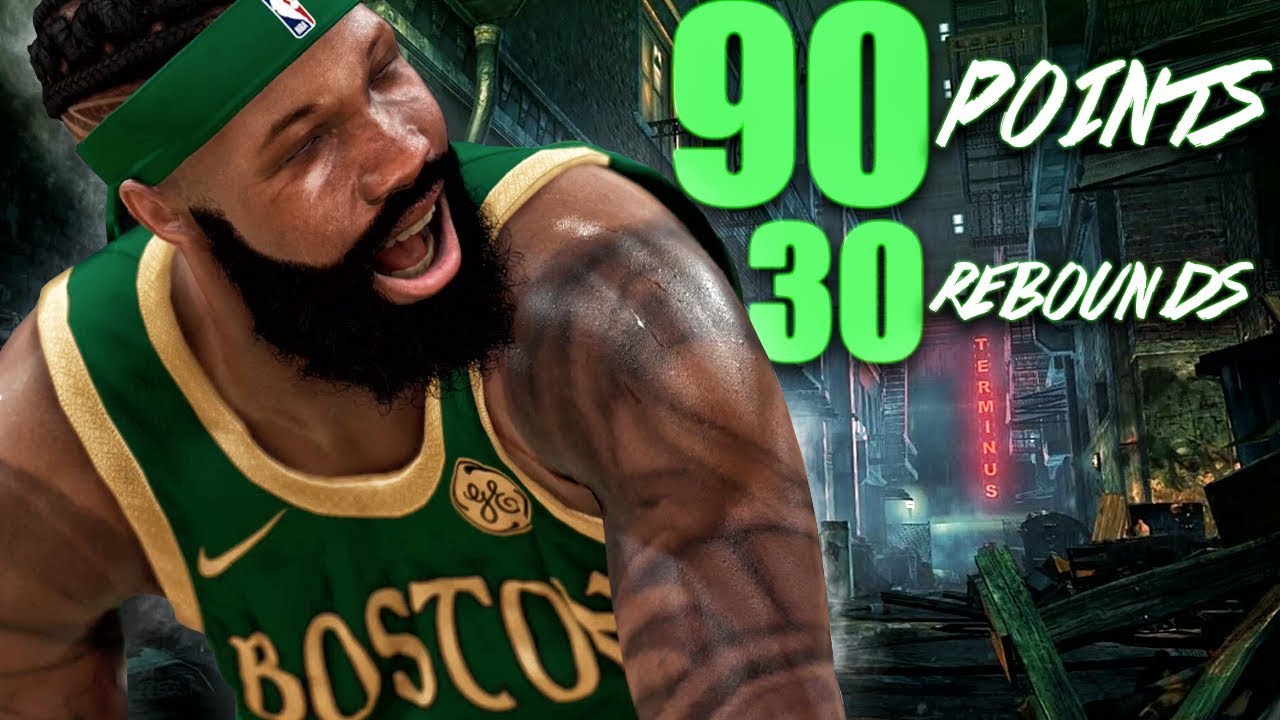 90 POINTS 30 REBOUNDS IN PLAYOFF GAME! NBA 2K20 My Career Gameplay Best