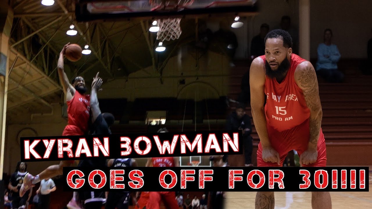 Kyran Bowman WENT OFF For 30pts In The 1st Round Of The SF Pro AM!!! Dream Team Vs. SF City