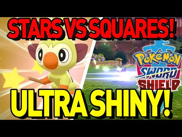 ULTRA SHINY POKEMON! Stars and Squares Difference! Pokemon Sword and Shield  Shiny Pokemon! 