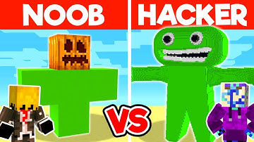 NOOB VS HACKER I Cheated In a Jumbo Josh Build Challenge!