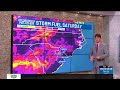 FIRST ALERT: Intense heat gives way to intense storms Saturday