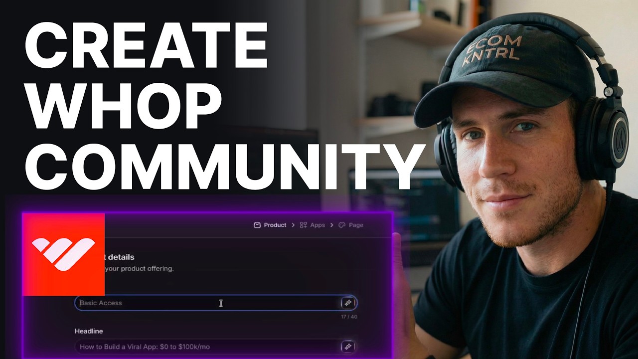How To Create A Community On Whop (2026) | Step-by-Step - YouTube