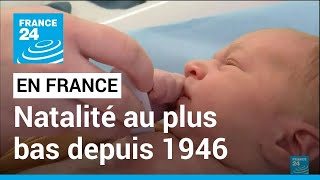 France : natalité au plus bas depuis 1946 • FRANCE 24