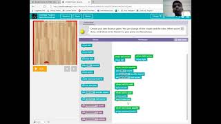 Table tennis game in code.org