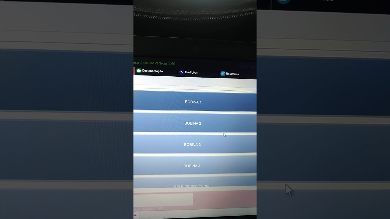 Testando válvula de descarga do turbo motor THP.