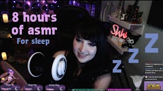 8 Hours of ASMR for sleep - whispers, tapping, scratching VOD compilation