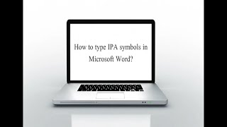 How to type #IPA #symbols in #MicrosoftWord? screenshot 4