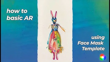 how to basic AR with Meta Spark Studio: using Face Mask Template