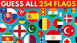Can You Guess ALL 254 World Flags π§ | Ultimate Flag Test
