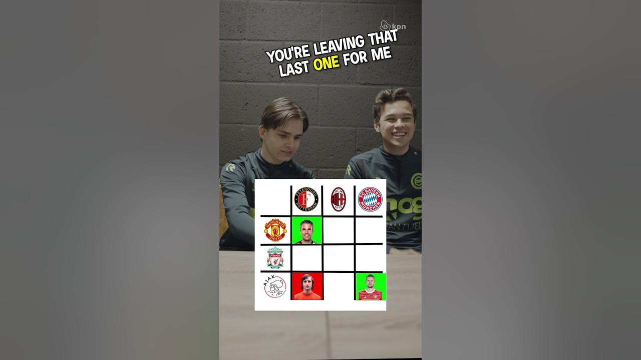 Footy Tic Tac Toe #footy #football #soccer #footytiktok #footytictacto