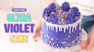 How To Make Ultra Violet Cake   Ari Kitchen
