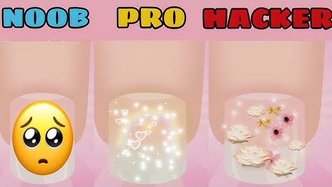 NOOB vs PRO vs HACKER in Nail Cut ! - All Levels Gameplay, New Fun Games (Android, iOS)