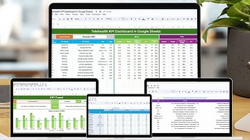 Telehealth KPI Dashboard in Google Sheets