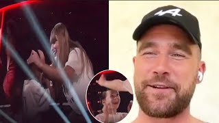 Travis Kelsey reacts to Taylor swift Adorable 22 hat exchange at era of Paris Night 2 by Taytrav 2,232 views 5 days ago 41 seconds