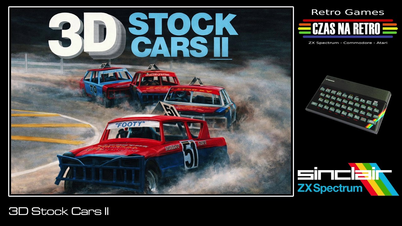 3D Stock Cars II (1992) - ZX Spectrum - YouTube