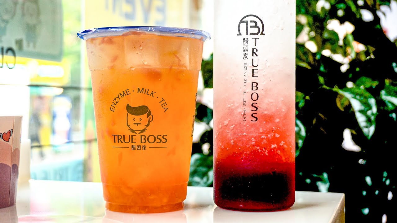 True Boss Milk Tea 차별화된 고퀄리티 건강한 음료│최초의 독점 발효식초 음료│TRUE BOSSㅣEnzyme & Milk & Tea│Korean ...