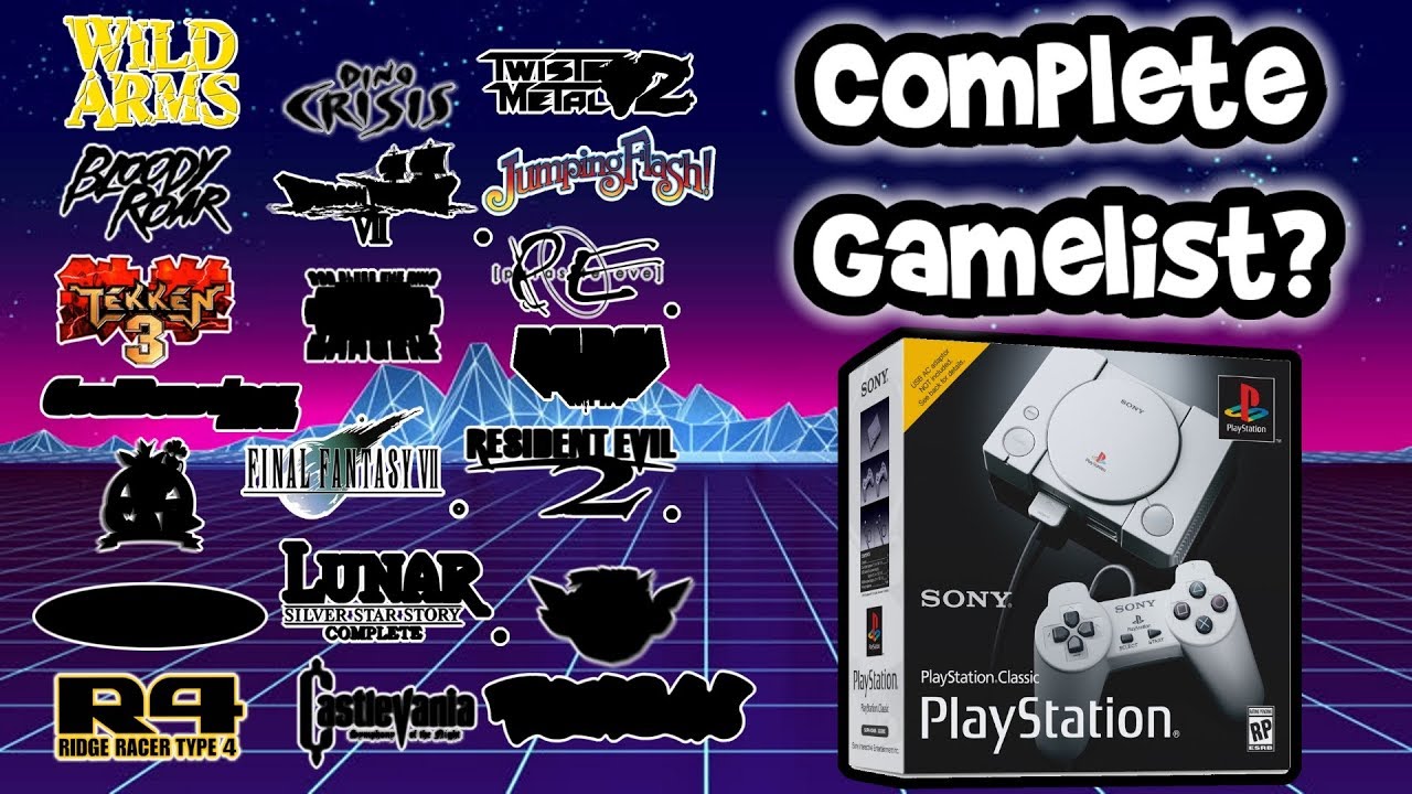 What Games Are in the PlayStation Classic?