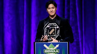 2023 American League MVP Shohei Ohtani's speech at the New York BBWAA Awards Dinner!