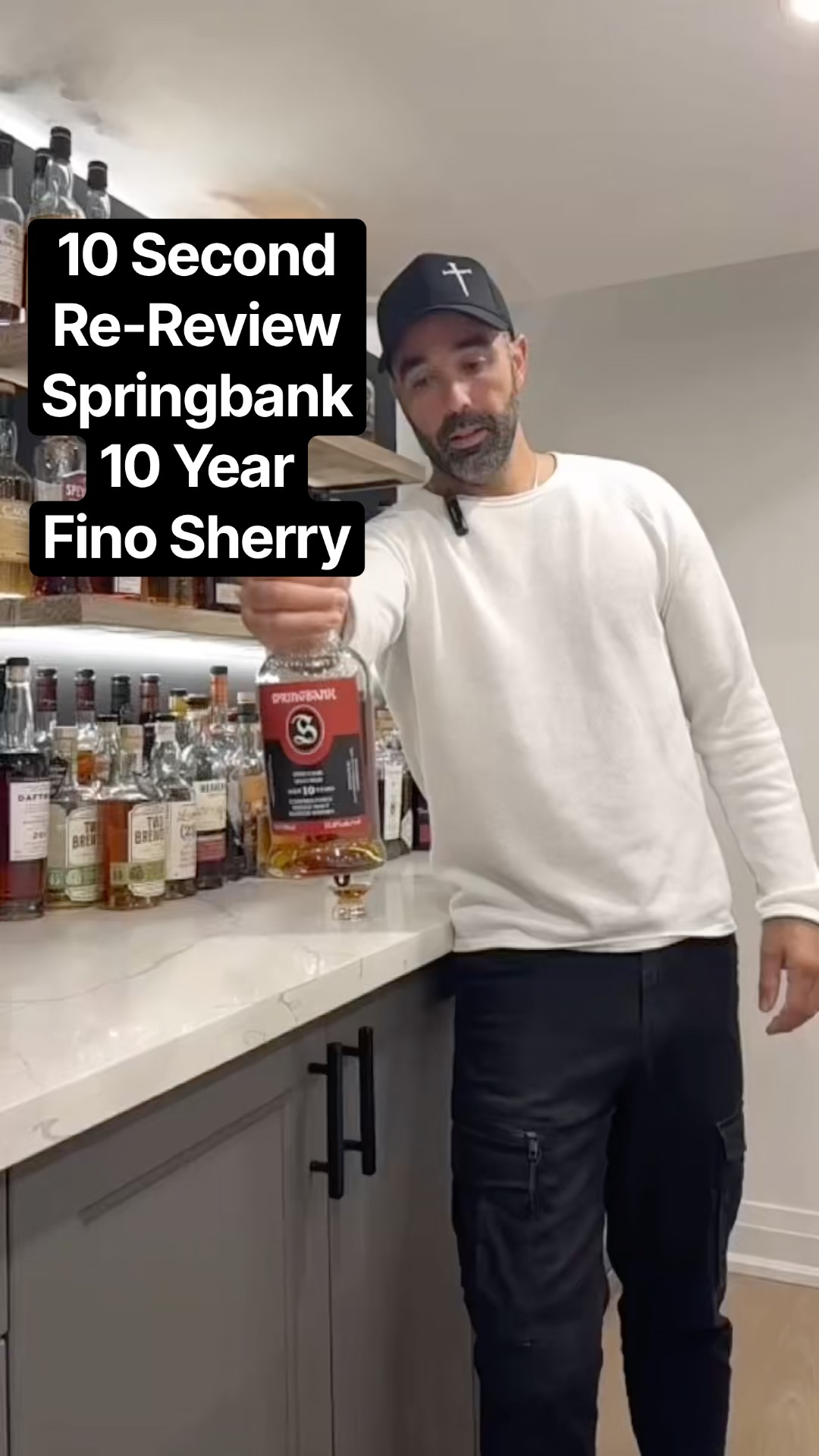 10 Second Re-Review of Springbank 10 Year Fino. #whiskyinthe6