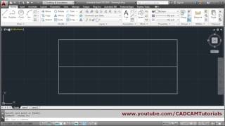 AutoCAD Draw Line from Midpoint