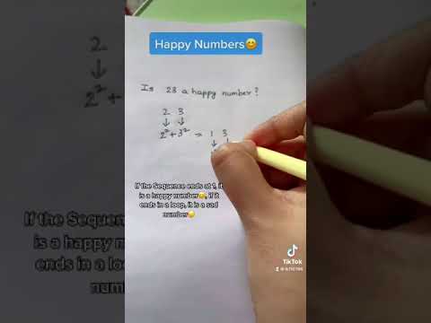 Happy Numbers! #math