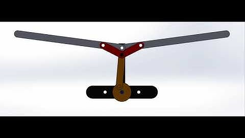 Flapping Wing Mechanism Animation