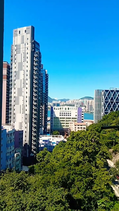 Langit biru cerah #Hongkong #shortvideo