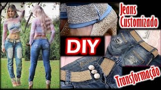 DIY Customização – Transformação de uma Calça Velha