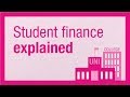 Student finance explained - 2020 to 2021