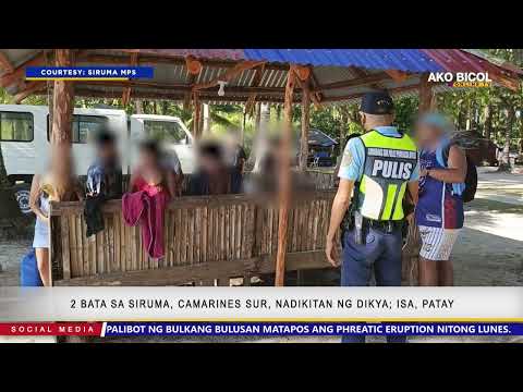 2 Bata Sa Siruma Camarines Sur Nadikitan Ng Dikya Isa Patay Via Hercules Barbacena