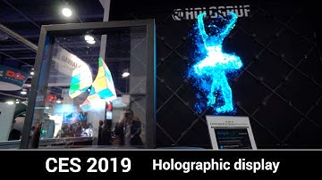 CES 2019 - Hologruf holographic display produces incredible Holograms