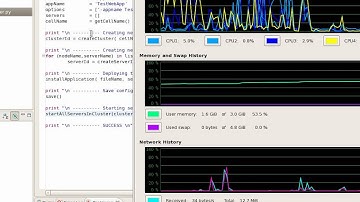 WebSphere Application Server scripted cluster management and app deployment demo