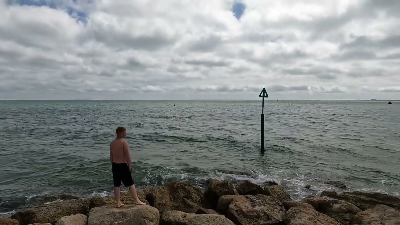 Sandbanks Beach in Poole UK with Luma Saul