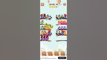 BIRD SORT 2 COLOR PUZZLE GAME 🐦 LEVEL 19
