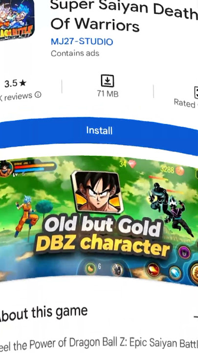 Top 5 Dragon Ball Game In Playstore 🎮