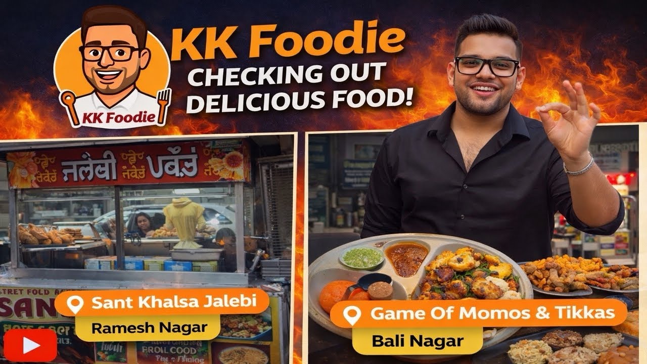 Desi Ghee Jalebi ₹50 | Butter Chicken Slider & Momos Platter ₹555 | West Delhi Street Food