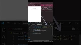 Добавить click на кнопку #javascript #onclick #js #programming #coding #обучение #webdesign #Shorts