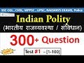 Indian Polity & Indian Constitution Test -1