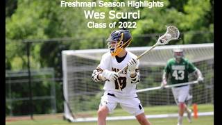 Wesley Scurci Freshman Season Highlights 2019