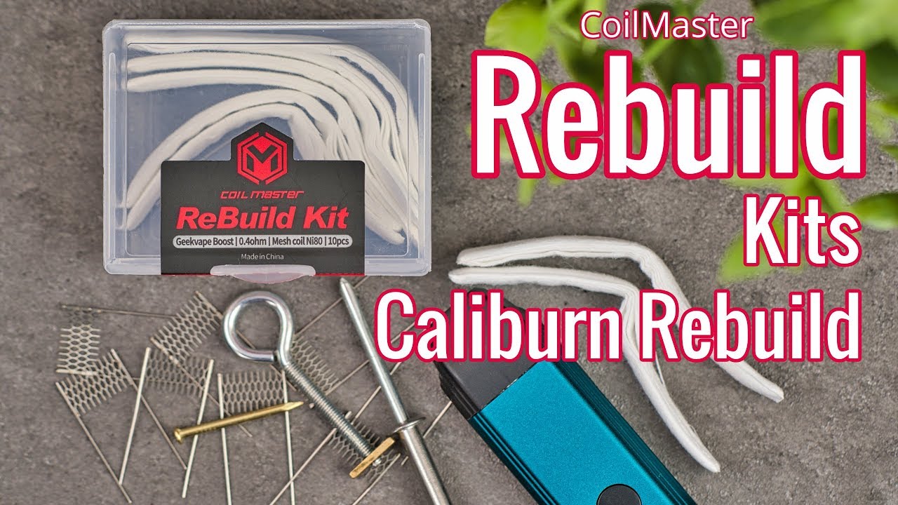 Uwell Caliburn Rebuild Tutorial With Coilmaster Rebuild Kits