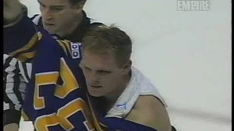 Rob Ray Huge Hit On Cam Neely April 19, 1995