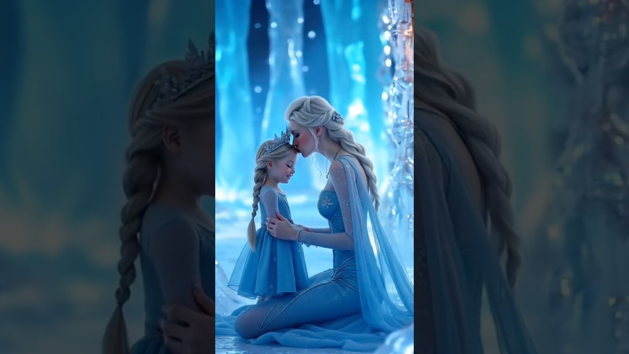 Disney Princesses with their Daughters Moments 