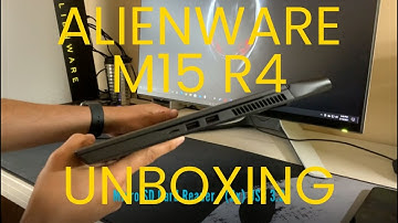 Alienware M15 R4 Unboxing (RTX 3070, 300Hz).