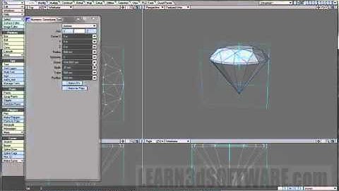 Lightwave Tutorial -011- Gemstone Tool