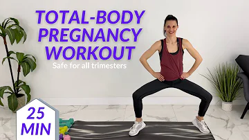 Total Body Pregnancy Workout | Tabata HIIT Workout | Low Impact Pregnancy Exercise