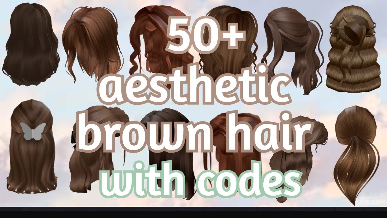 50 Aesthetic Brown Hair With Codes And Links Glam Game Roblox Youtube - roblox id codes for brown hair
