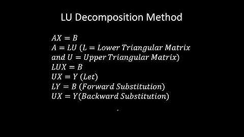 LU Decomposition Method | IGNOU MCA MCSE004 NUMERICAL AND STATISTICAL COMPUTING TEE June 2020 Q4b