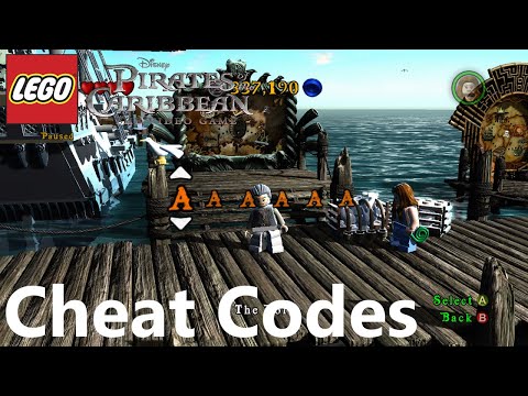 LEGO Pirates Of The Caribbean Walkthrough Gameplay No Commentary - Exploring + All Cheat Codes