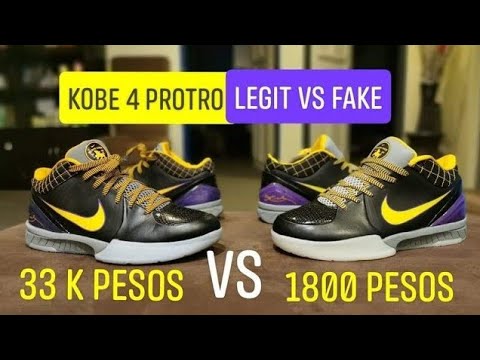 KOBE 4 PROTRO LEGIT VS FAKE | PART 1 |COMPARISON| DANIEL GTV | VLOG 11 -  YouTube